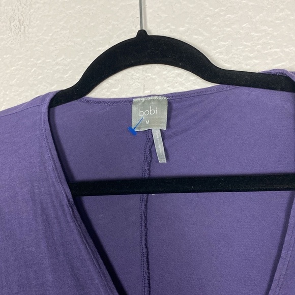 Bobi purple tshirt dress - Picture 3 of 7
